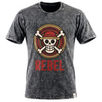 Nomad Sari Stonewashed T-Shirt - Rebel - Charcoal - XL – view 2
