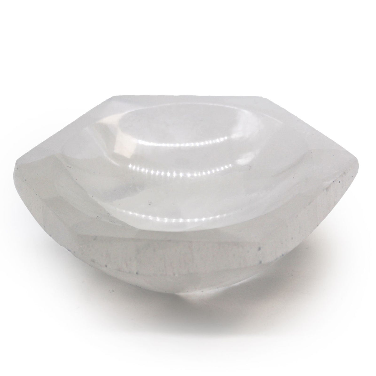 Selenite Hex Bowl approx 10cm