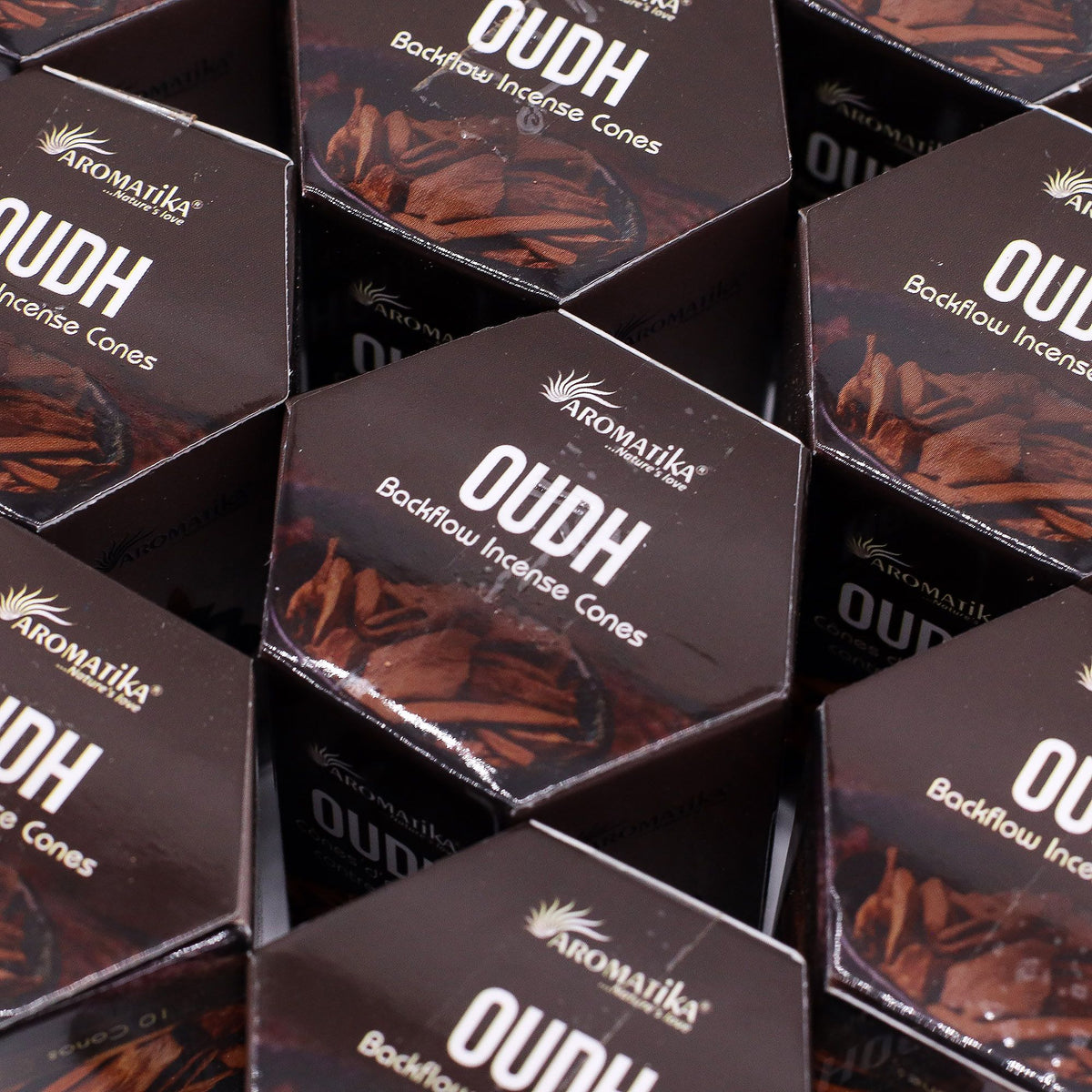 Aromatika Oudh Backflow Incense Cones Pack of 10 – view 4