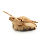 Parasite Wood Carving - Rising Sea Turtle