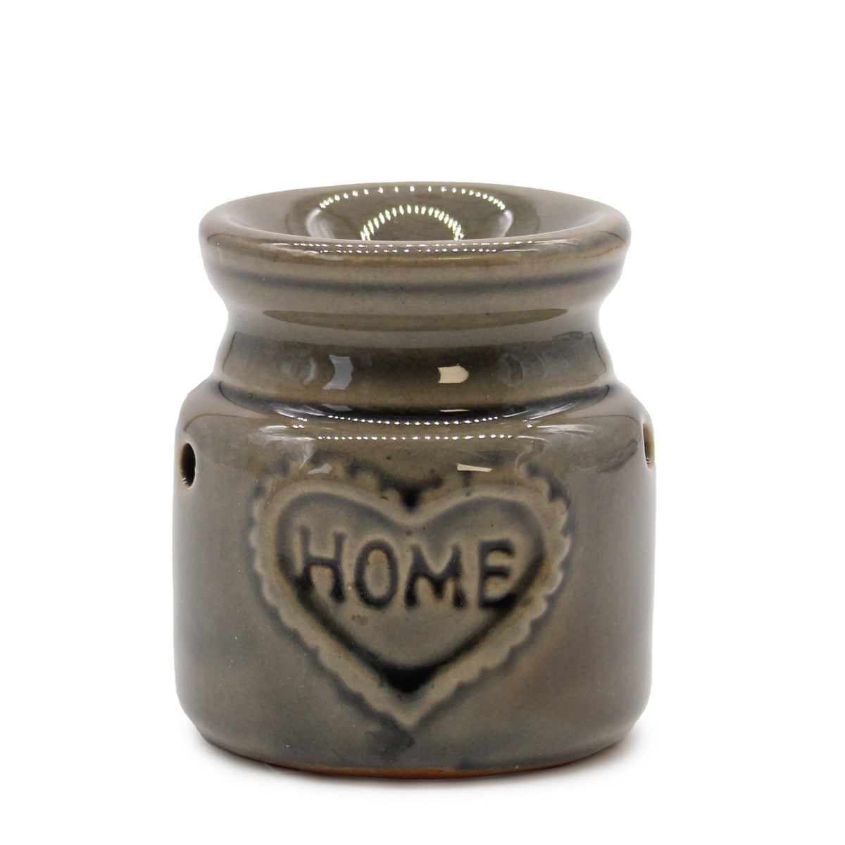 Small Ceramic Oil Burner - Blue Stone Finish – view 4