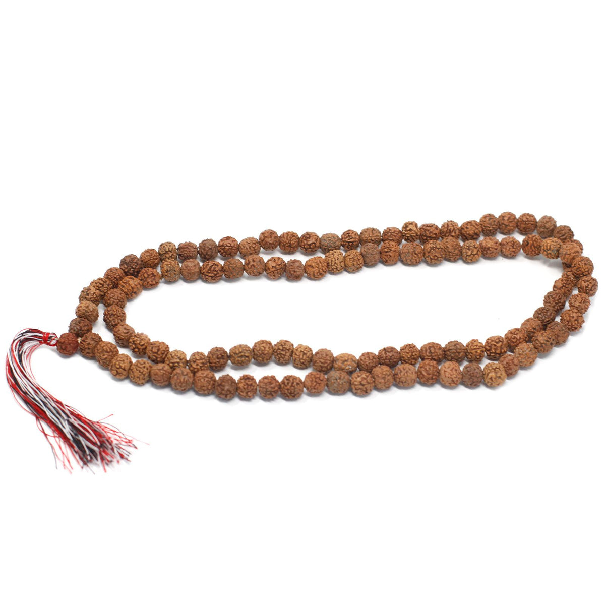 108 Bead Rudraksha Mala Bracelet - Natural – view 7