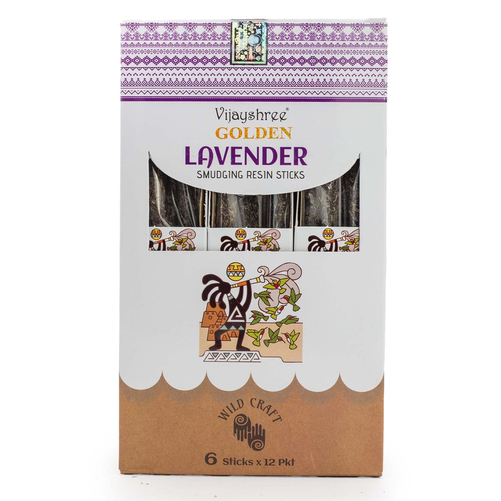 Golden Lavender Smudging Resin Sticks - 30g – view 4