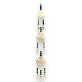 Brass Celtic Drop Wind Chime - 7 Bells, 64cm
