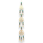 Brass Celtic Drop Wind Chime - 7 Bells, 64cm
