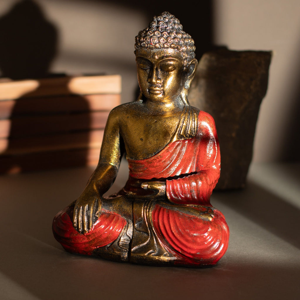 Red & Gold Buddha Statue - Large – view 5