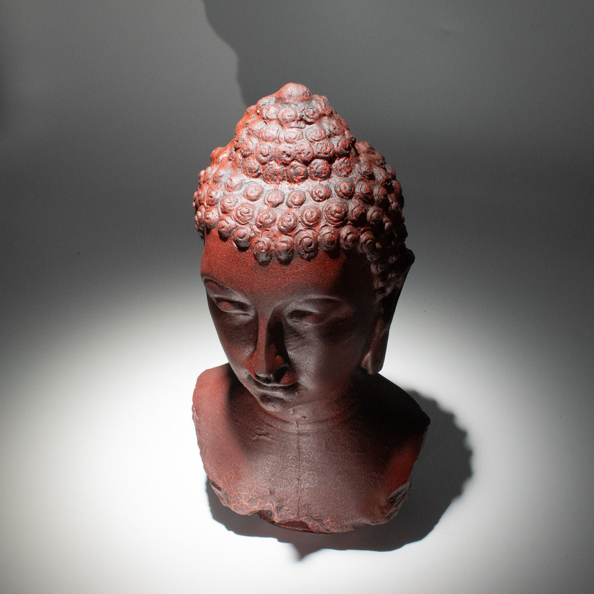 Buddha Bust Glow Lamp - Molten Lava, Oval Stand – view 6