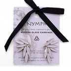 Nymph Pearl Fairies Vintage Glass Earrings – view 4