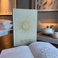 Ivory Gratitude Journal with Gold Lining, 120 Pages