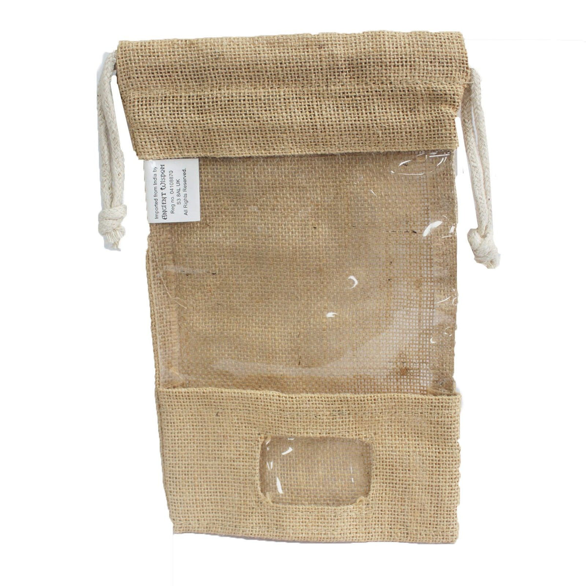 Jute Window Bag with Pocket 25x16cm – view 5