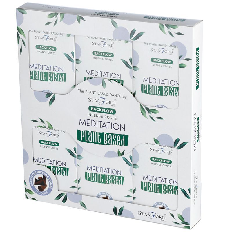 Stamford Backflow Incense Cones - Meditation, 12 Pack – view 3
