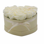 13 Cream Soap Roses Heart Gift Box – view 8