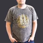 Nomad Sari Stonewashed T-Shirt - Hamsa - Dark Grey - XL – view 2