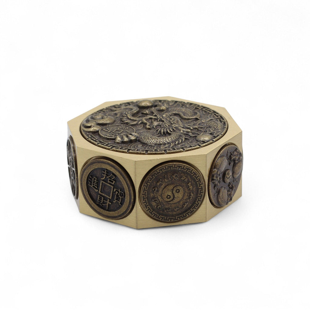 Feng Shui Dragon and Lucky Cat Spinner – view 2