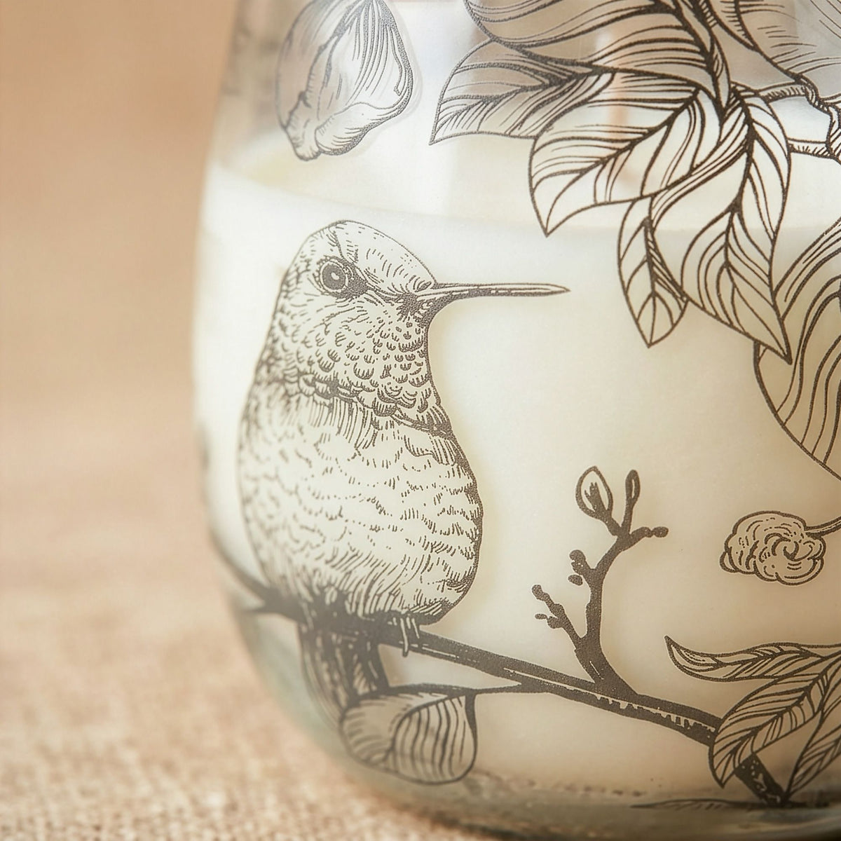 Medium Glass Jar Candle - Drawn by Flame – view 4