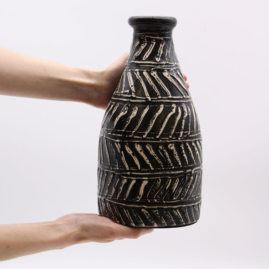 Greek Taper Vase - Chocolate – view 2