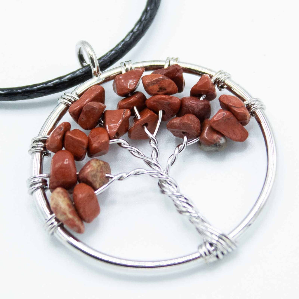 Tree of Life Pendant - Red Jasper – view 3
