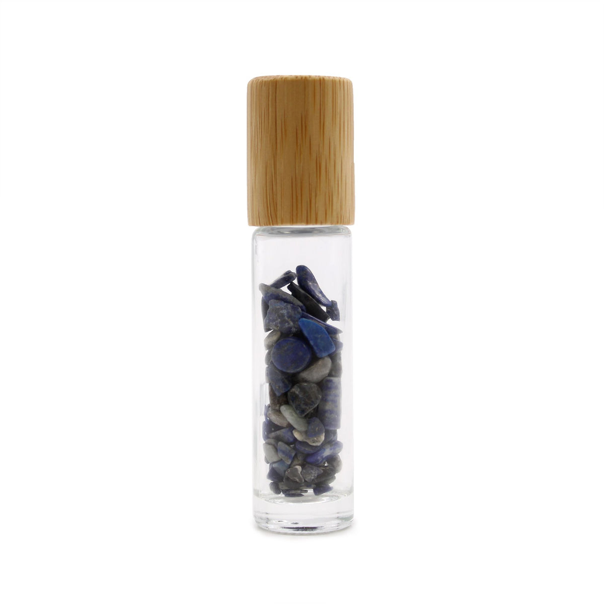 Sodalite Roller Bottle with Wooden Cap - 5ml – view 2