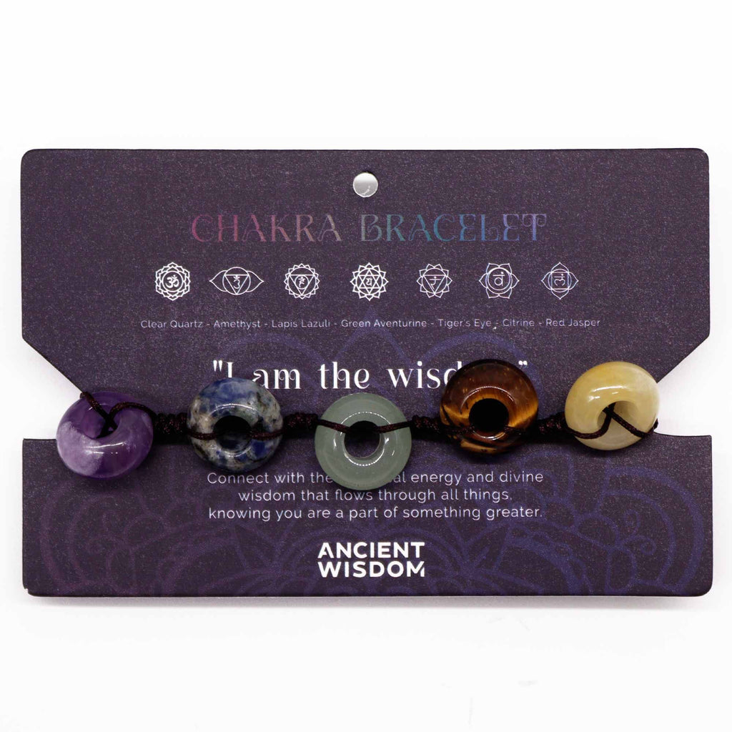 Chakra Gemstone String Bracelet - Ball Beads