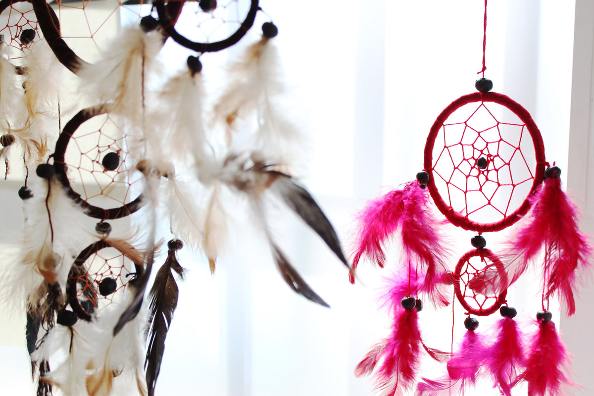 Bali Dreamcatchers Medium Round Rainbow - Set of 6 – view 4