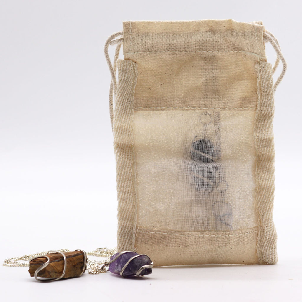 Small Cotton Window Pouch 10x15cm – view 5