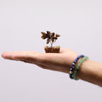 Mini Gemstone Tree on Orgonite Base, Tiger Eye – view 4