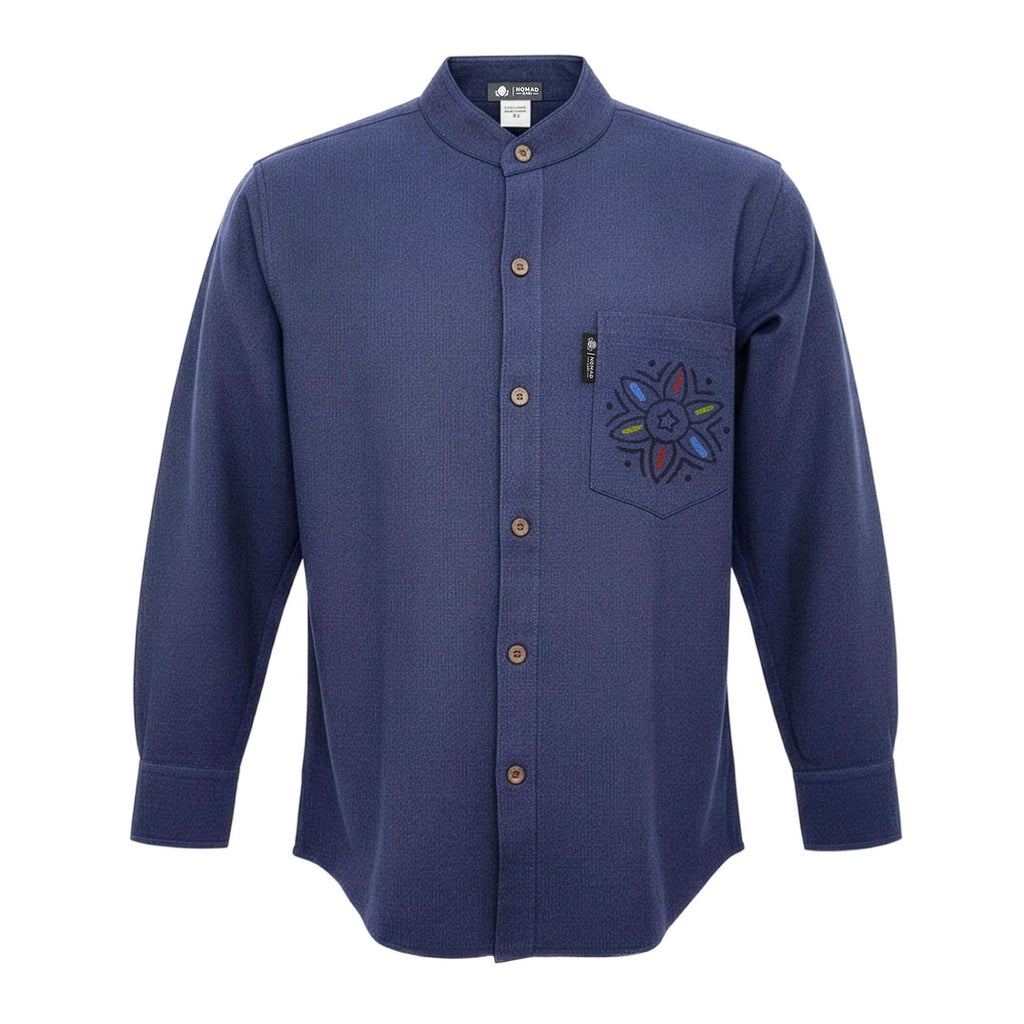 Nomad Sari Kathmandu Shirt - Indigo - Large – view 3