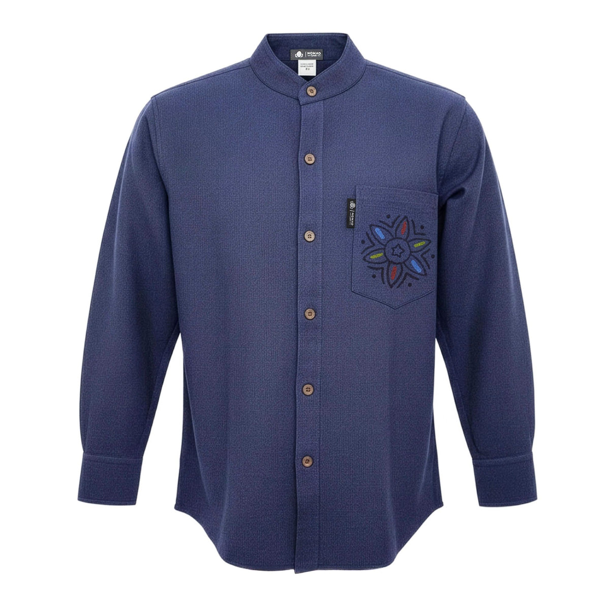 Nomad Sari Kathmandu Shirt - Indigo - Large – view 3