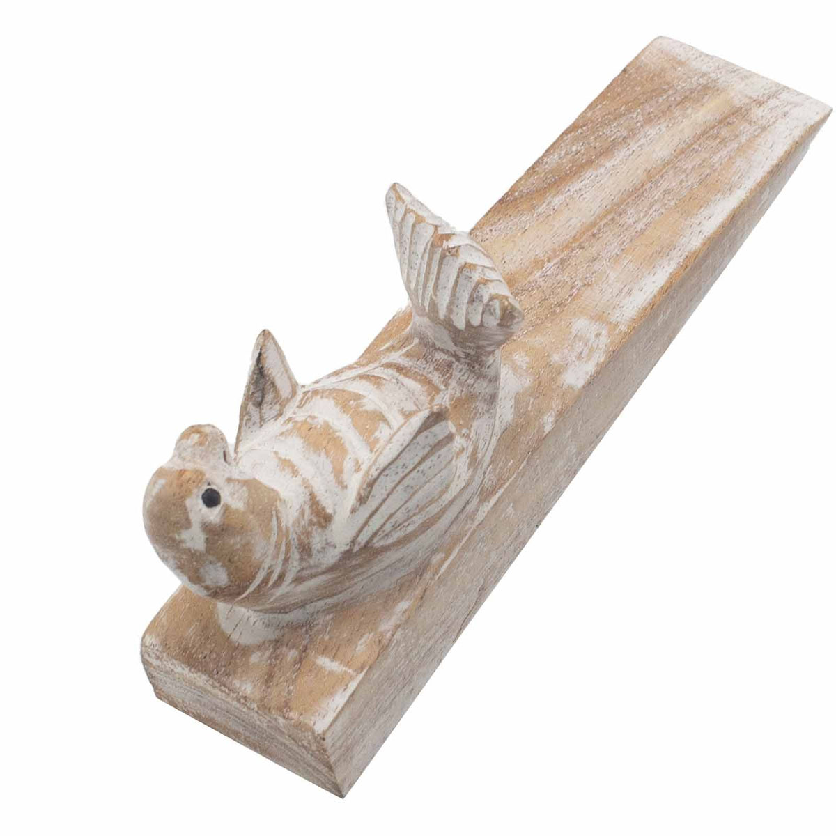 Hand-Carved Wooden Doorstop – Baby Seal – view 3