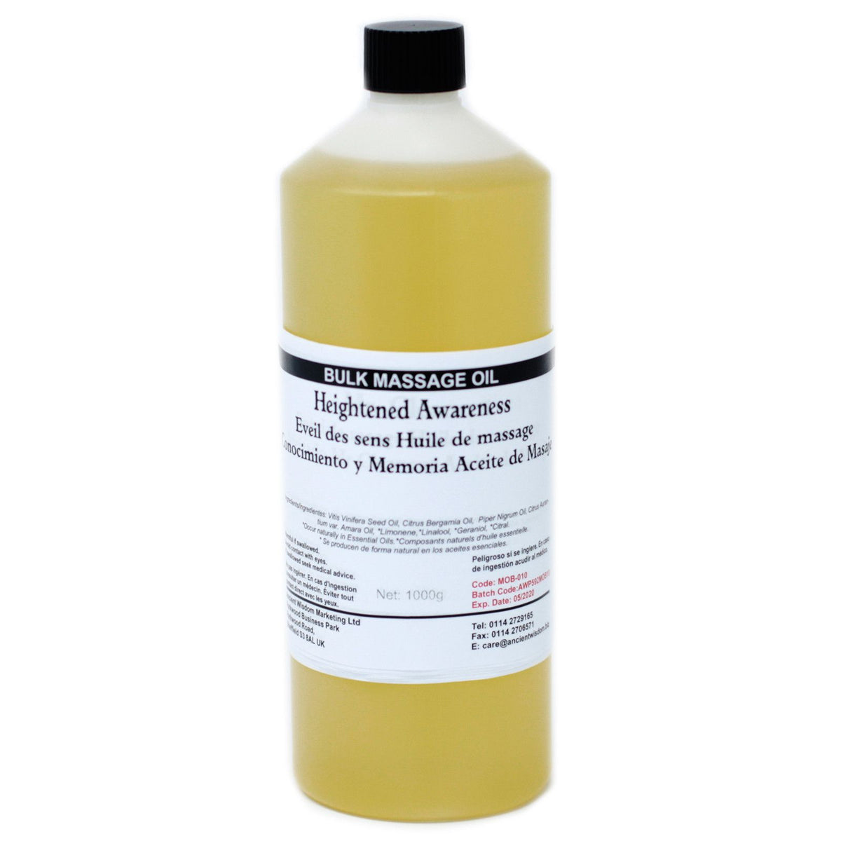 Heighten Awareness Massage Oil 1kg – view 2