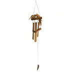 Coconut Twin Birds Wind Chime, Bamboo, Approx. 1 m – view 2