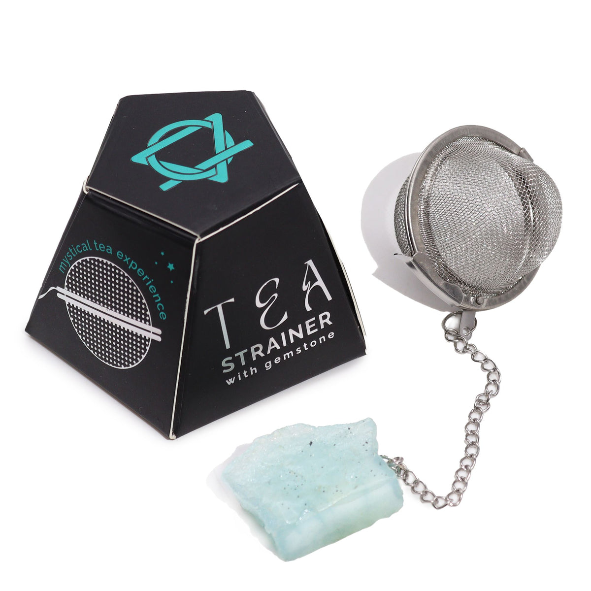 Aquamarine Crystal Tea Strainer – view 2