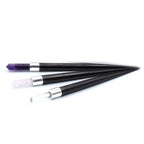 Set of 3 Pointed Healing Wands - Rose, Rock and Amethyst Quartz – view 2