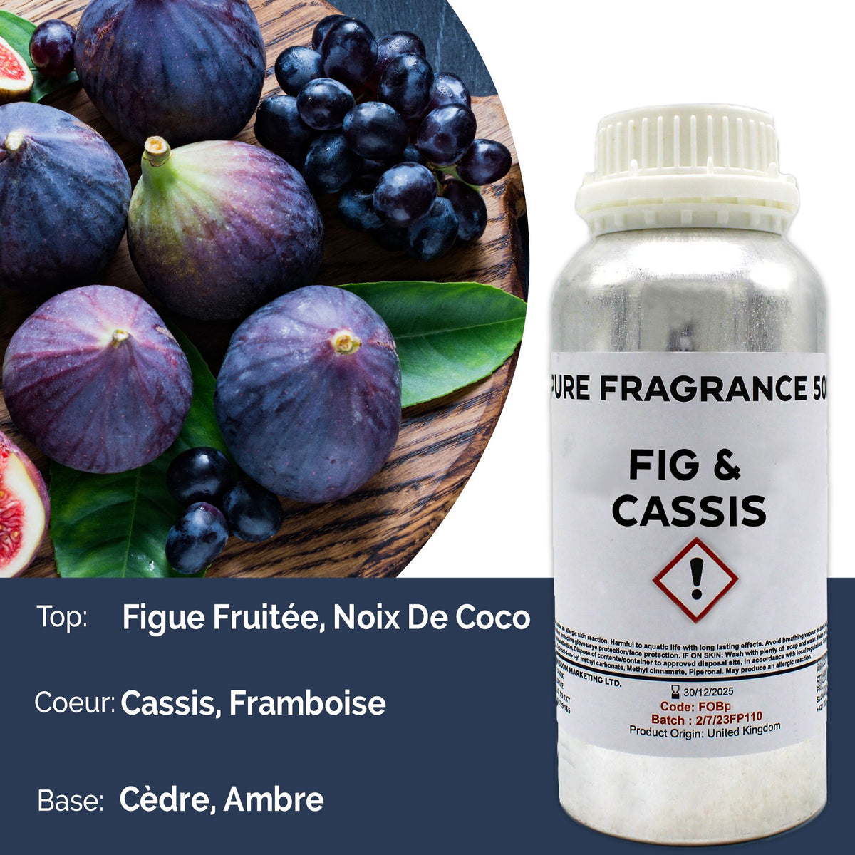 Fig & Cassis Pure Fragrance Oil - 500ml – view 7