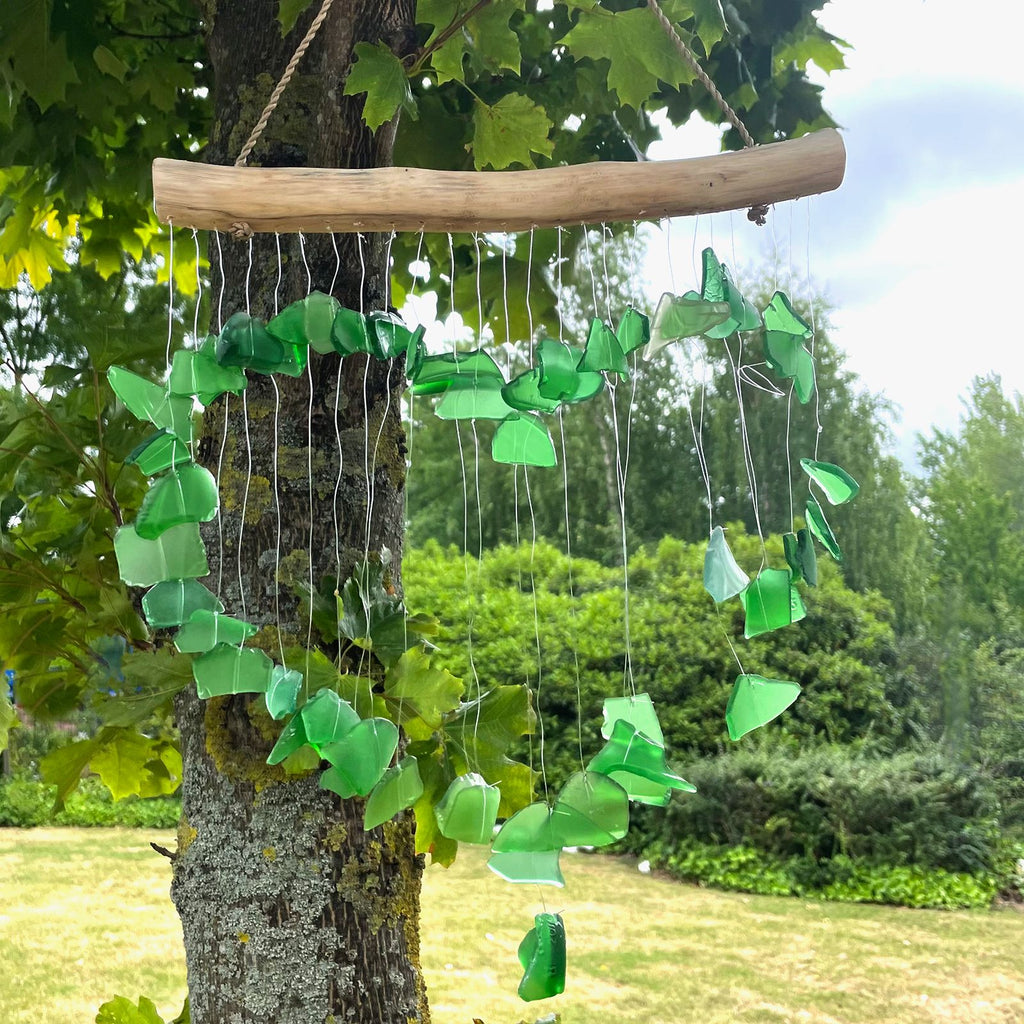 Recycled Glass Love Chime - Green – view 5