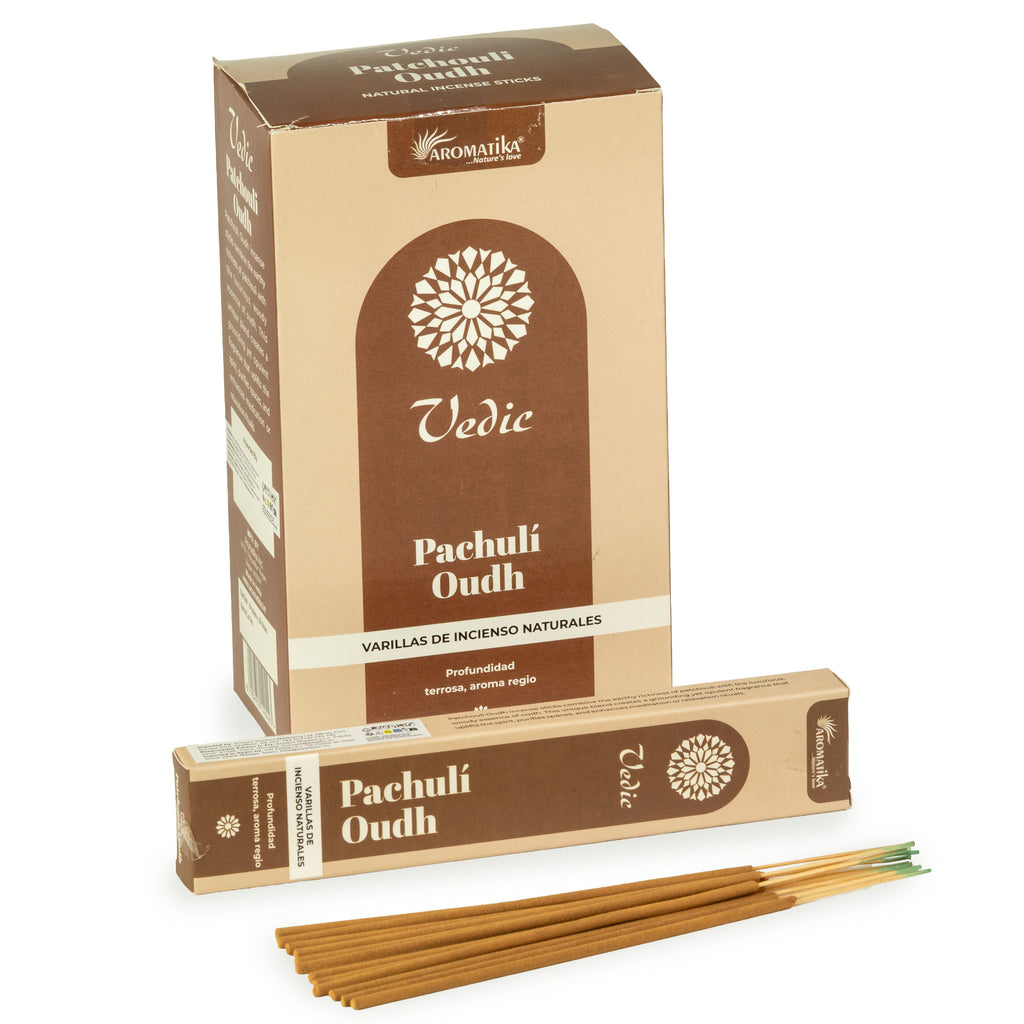Aromatika Patchouli Oudh Vedic Incense Sticks Pack of 12