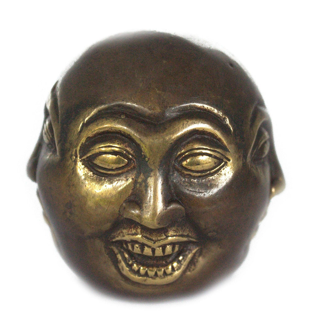 Four-Faced Buddha Statue – Brass, 6 cm – view 5
