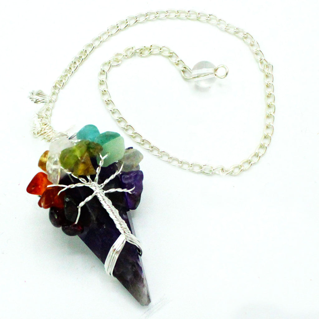 Magic Pendulum - Seven Chakra Amethyst – view 3