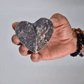 Large Calcite Heart, approx 6.5-8.5cm