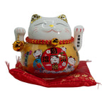 Money Cat Ornament, Moving Paw - Gold – view 2