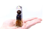 Orgonite Obelisk, Lapis Lazuli and Yellow Aventurine, Copper, 90x25mm – view 2