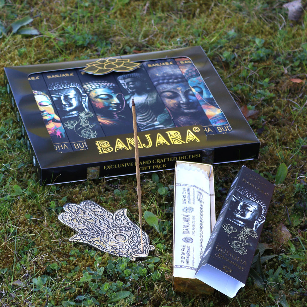 Banjara Buddha Incense Boxed Gift Set - 6 Assorted – view 7