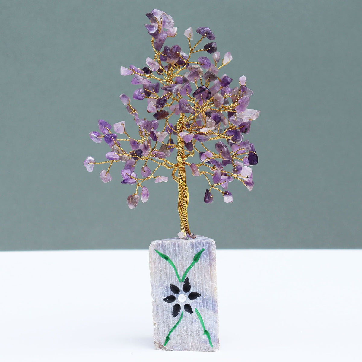 Amethyst Gemstone Tree - 160 Stones - 20.5cm – view 2