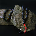 Lava Stone and Tiger's Eye Necklace 42cm - Personal Transformation