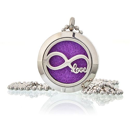 Aromatherapy Diffuser Necklace - Infinity Love 25mm – view 5