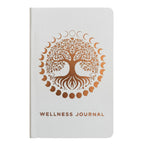 White Wellness Journal, Rose Gold Tree of Life, 120 Pages – view 3