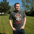 Nomad Sari Stonewashed T-Shirt - Rebel - Charcoal - XL – view 3