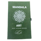 Rope Incense and Silver Plated Holder Set - Mandala Flower – view 4