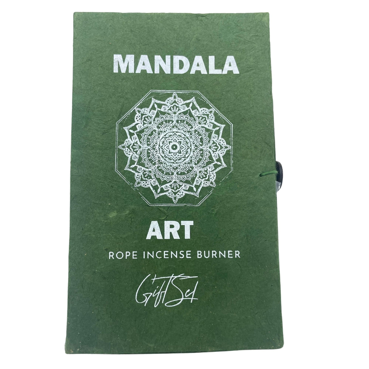 Rope Incense and Silver Plated Holder Set - Mandala Flower – view 4
