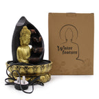 Golden Buddha Tabletop Water Feature, Pouring Pots – view 2